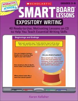 Paperback Smart Board(tm) Lessons: Expository Writing: 40 Ready-To-Use, Motivating Lessons on CD to Help You Teach Essential Writing Skills [With CD (Audio)] Book