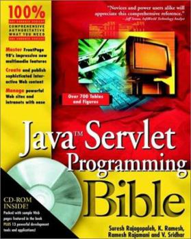 Paperback Java Servlet Programming Bible [With CDROM] Book