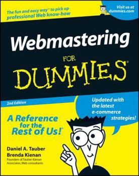 Paperback Webmastering for Dummies: A Self-Teaching Guide Book