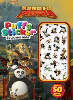 Paperback Kung Fu Panda: Puffy Sticker Colouring Book (Dreamworks) Book