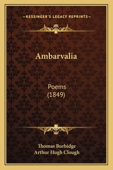 Paperback Ambarvalia: Poems (1849) Book