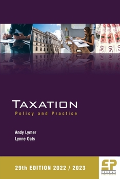 Paperback Taxation: Policy and Practice 2022/23 (29th edition) Book