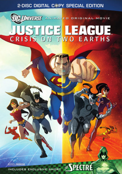DVD Justice League: Crisis on Two Earths Book