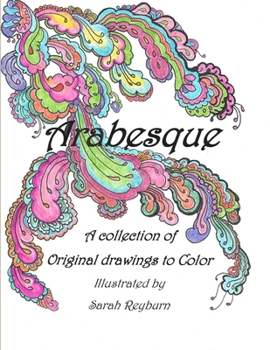 Paperback Arabesque A Collection of Original drawings to Color Book