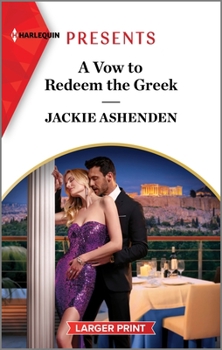 Mass Market Paperback A Vow to Redeem the Greek [Large Print] Book