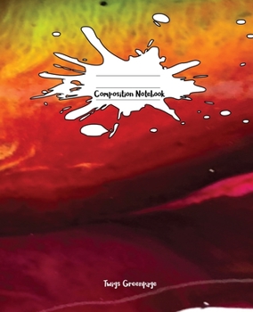 Composition Notebook: 150 page College Rule Composition Size Notebook Paint Art Pattern