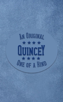 Paperback Quincey: Personalized Writing Journal for Men Book