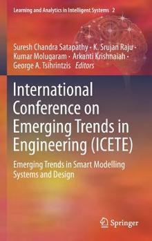 Hardcover International Conference on Emerging Trends in Engineering (Icete): Emerging Trends in Smart Modelling Systems and Design Book