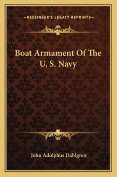 Paperback Boat Armament Of The U. S. Navy Book