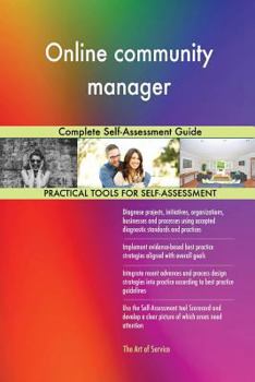 Paperback Online community manager Complete Self-Assessment Guide Book