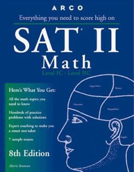 Paperback Arco SAT II Math: Level I C and Level II C Book