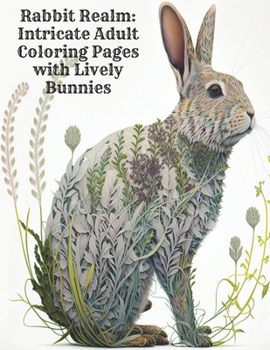 Paperback Rabbit Realm: Intricate Adult Coloring Pages with Lively Bunnies Book