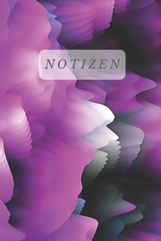 Notizen: Blanko Abstrakt Motiv Heft für Aufzeichnungen Lettering Handschrift zum Selbstgestalten | ein Tolles und Kreatives Geschenk (German Edition)