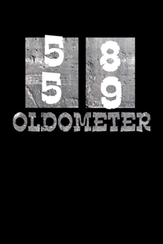 Oldometer: Funny Birthday Sarcastic Gag Gift. Vintage Joke Notebook Journal Present & Sketchbook Diary Keepsake.