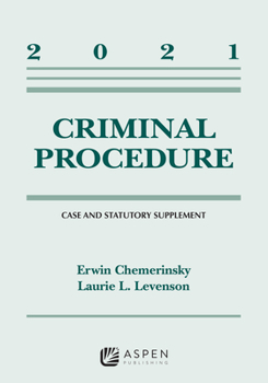 Paperback Criminal Procedure: 2021 Case and Statutory Supplement Book