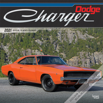 Calendar Dodge Charger 2021 Square Foil Book