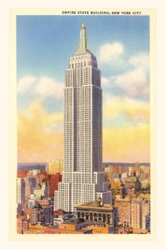 Paperback Vintage Journal Empire State Building, New York City Book