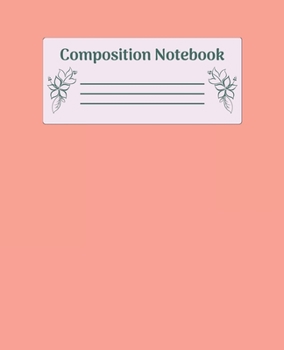 Paperback Composition Notebook: Wide Ruled Notebooks Paper - Composition Notebook (Diary, Journal) 7.5x9.25in 110 Pages Wide Ruled Notebooks Paper Book