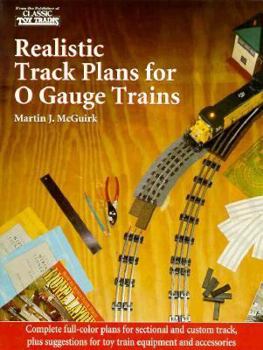 Paperback Realistic Track Plans for O Gauge Trains Book