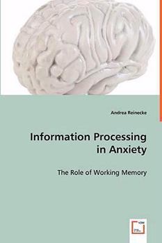 Paperback Information Processing in Anxiety Book