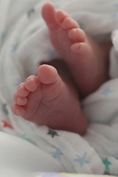 Paperback Journal: Baby Feet (Pink) Book