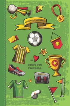 Mon journal: journal de pleine conscience pour les enfants: cahier d'exercices pour un mode de vie positif - livre à completér pendant 4 mois - livre-cadeau pour garçons football (French Edition)