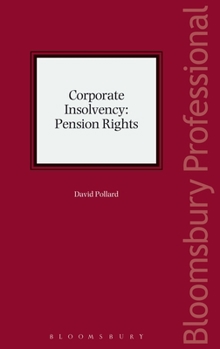 Hardcover Corporate Insolvency: Pension Rights Book