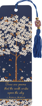 Paperback Falling Blossoms Beaded Bookmark Book