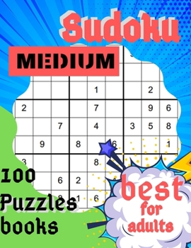 Paperback sudoku puzzle: medium sudoku puzzle books for adults: a compact & travel-friendly puzzle book: 8.5x11 in - Games, Puzzles & Trivia Ch Book