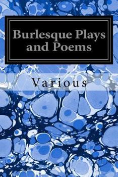 Paperback Burlesque Plays and Poems Book