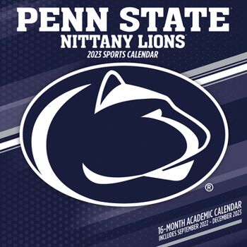 Calendar Penn State Nittany Lions 2023 12x12 Team Wall Calendar Book