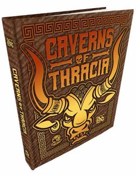 Hardcover The Caverns of Thracia (DCC Rpg) Minotaur Hide Cover Book