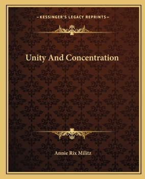 Unity And Concentration