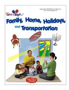 Paperback Young Children's Theme Based Curriculum: Family, Home, Holidays and Transportation Book