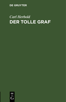 Hardcover Der Tolle Graf: Komische Oper in Zwei Akten [German] Book