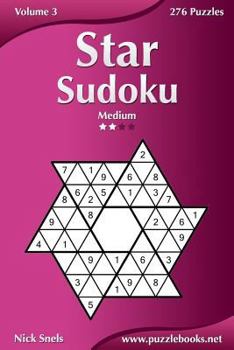 Paperback Star Sudoku - Medium - Volume 3 - 276 Logic Puzzles Book