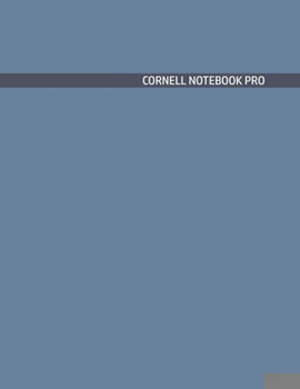 Paperback Cornell Notebook Pro: Large Note Taking System For School And University. College Ruled Pretty Light Notes. Waterfall Thunder Cloud Cover - Book