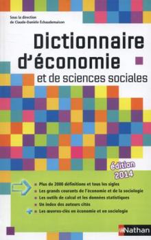 Paperback Dictionnaire d'Economie et de Sciences Sociales [French] Book