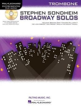 Paperback Stephen Sondheim - Broadway Solos: Trombone Book