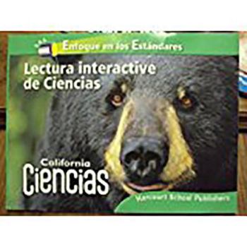 Paperback Harcourt School Publishers Ciencias: Interactive Science Cnt Reader Grade 4 [Spanish] Book