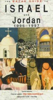 Paperback Bazak Gde to Israel/Jordan 1996-1997 Book