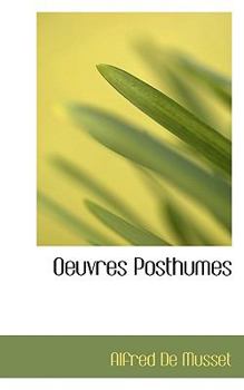 Paperback Oeuvres Posthumes Book