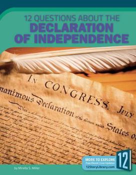 Library Binding 12 Questions about the Declaration of Independence Book