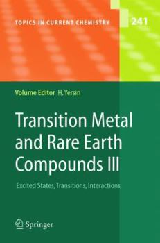 Paperback Transition Metal and Rare Earth Compounds III: Excited States, Transitions, Interactions Book