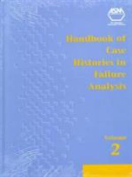 Hardcover Handbook of Case Histories in Failure Analysis, Vol. 02 Book