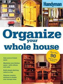 Paperback Organize Your Whole House Book