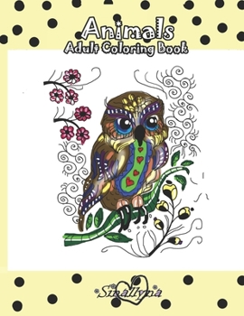 Paperback Animals: Adult Coloring Book