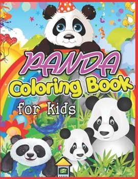 Panda Coloring Book For Kids: Panda Coloring Book for Girls Ages 4-8 - Cute Panda Coloring Book Gift for Girls - Best Panda Activity Book for Girls