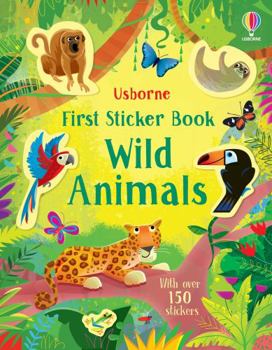 Paperback First Sticker Book Wild Animals Book