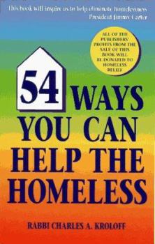 Hardcover Fifty Four Ways You Can Help the Homeless Book